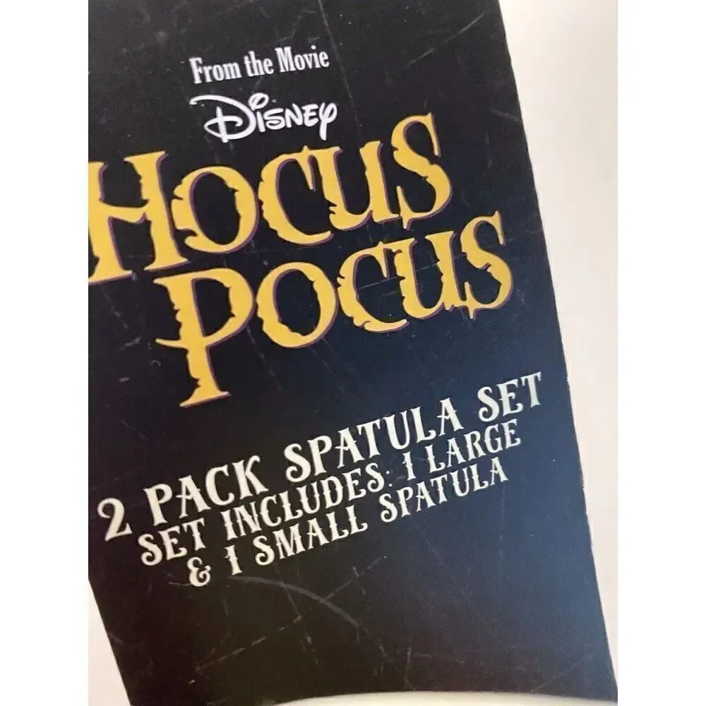 Disney Halloween Hocus Pocus I Am A Sanderson Sister 2 Pk Silicone‎ Spatula Set